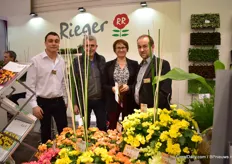 Phillip Becker (left) and Matthias Rohde (right) together with growers Anne Malaka and Philippe Eyraud of Eyraud Productions.